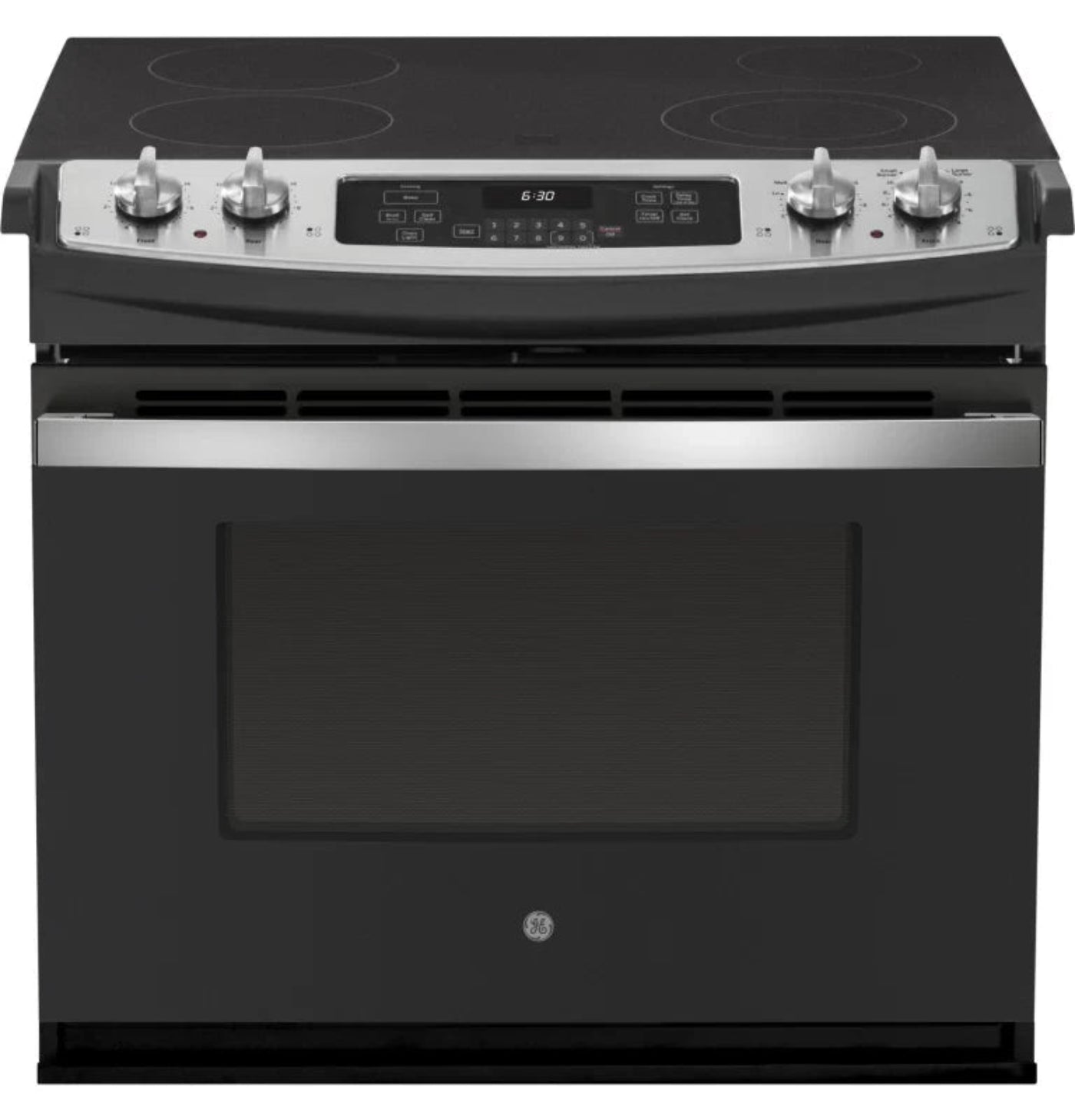 GE Appliances " Drop-In Electric Range Stainless Steel/Gray - JD630STSS