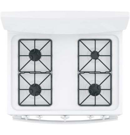 GE Appliances 30" Free-Standing Front Control Gas Range White - JGBS10DEMWW
