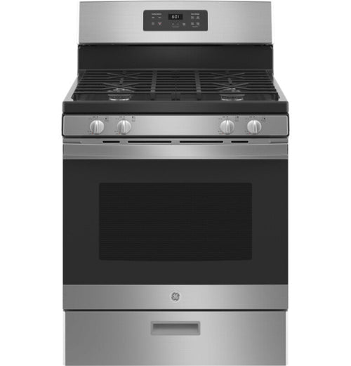 GE Appliances 30" Free-Standing Gas Range Stainless Steel - JGBS61RPSS