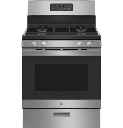 GE Appliances 30" Free-Standing Gas Range Stainless Steel - JGBS61RPSS