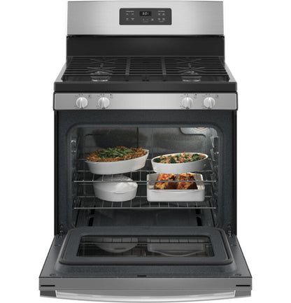 GE Appliances 30" Free-Standing Gas Range Stainless Steel - JGBS61RPSS