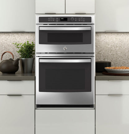 GE Appliances 27" Built-In Combination Microwave/Thermal Wall Oven Stainless Steel - JK3800SHSS