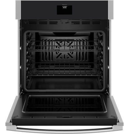 GE Appliances  27" Smart Built-In Convection Single Wall Oven with No Preheat Air Fry Stainless Steel - JKS5000SVSS