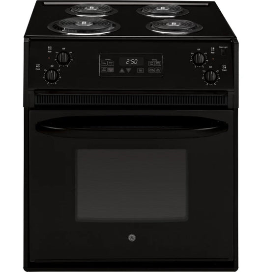 GE Appliances  27" Drop-In Electric Range Black - JM250DTBB