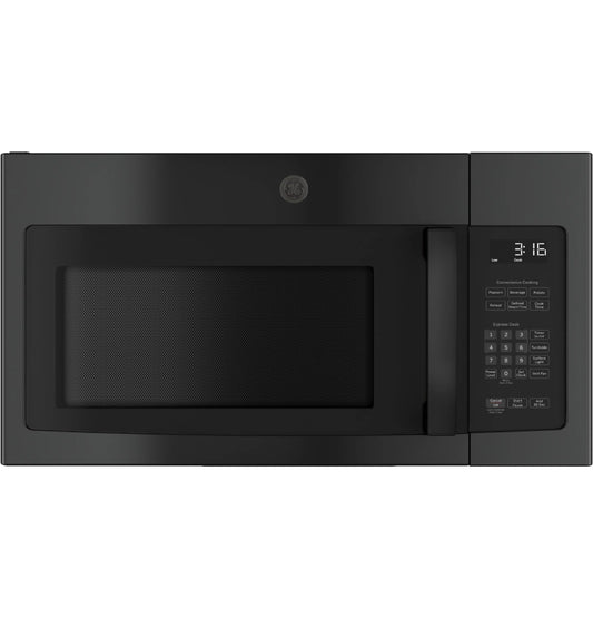 GE Appliances 1.6 Cu. Ft. Over-the-Range Microwave Oven with Recirculating Venting Black - JNM3163DJBB