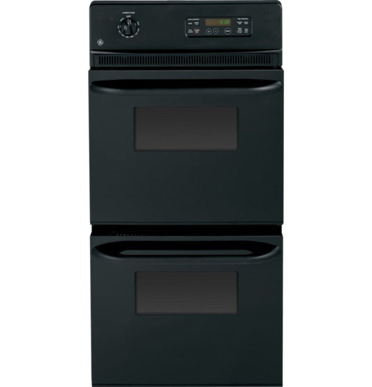 GE Appliances  24" Double Wall Oven on Black - JRP28BJBB