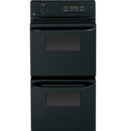 GE Appliances  24" Double Wall Oven on Black - JRP28BJBB