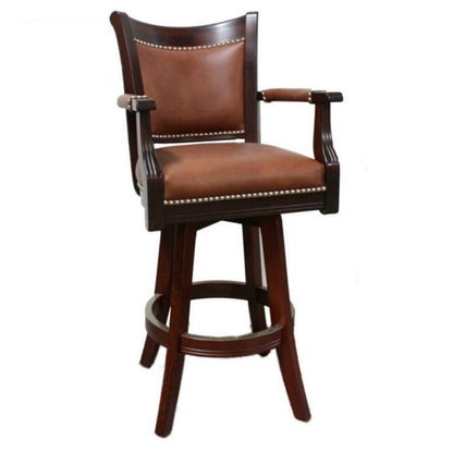 JS Products 1040 Montana Armrest Swivel Barstool - Montana-1040-With-Arm