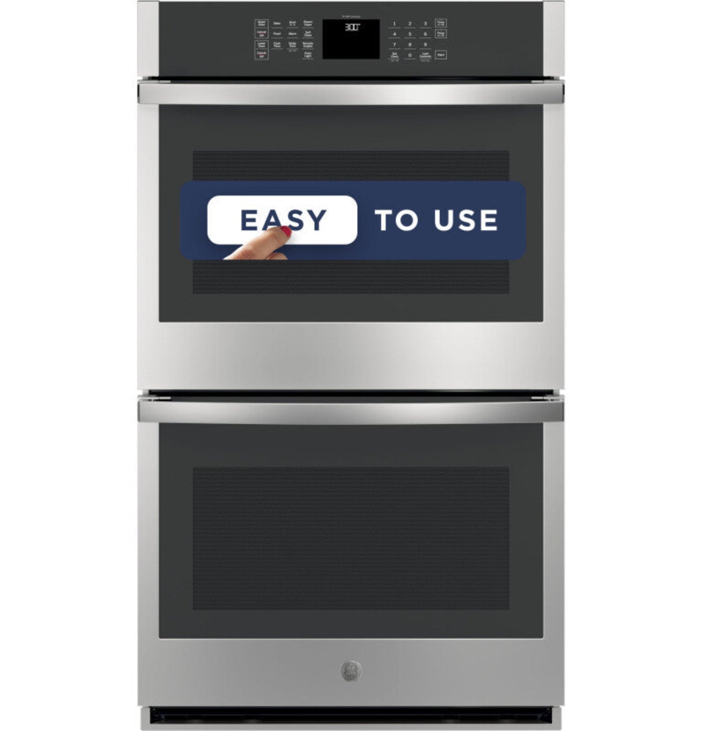 GE Appliances  30" Smart Built-In Self-Clean Double Wall Oven Stainless Steel - JTD3000SNSS