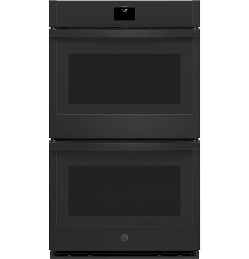 GE Appliances  30" Smart Built-In Self-Clean Convection Double Wall Oven with No Preheat Air Fry Black - JTD5000DVBB