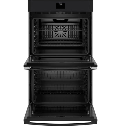 GE Appliances  30" Smart Built-In Self-Clean Convection Double Wall Oven with No Preheat Air Fry Black - JTD5000DVBB