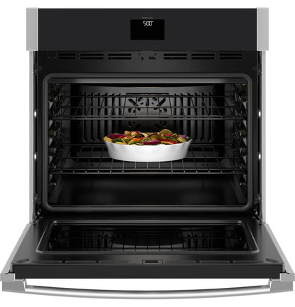 GE Appliances  30" Smart Built-In Self-Clean Convection Single Wall Oven with No Preheat Air Fry Stainless Steel - JTS5000SVSS