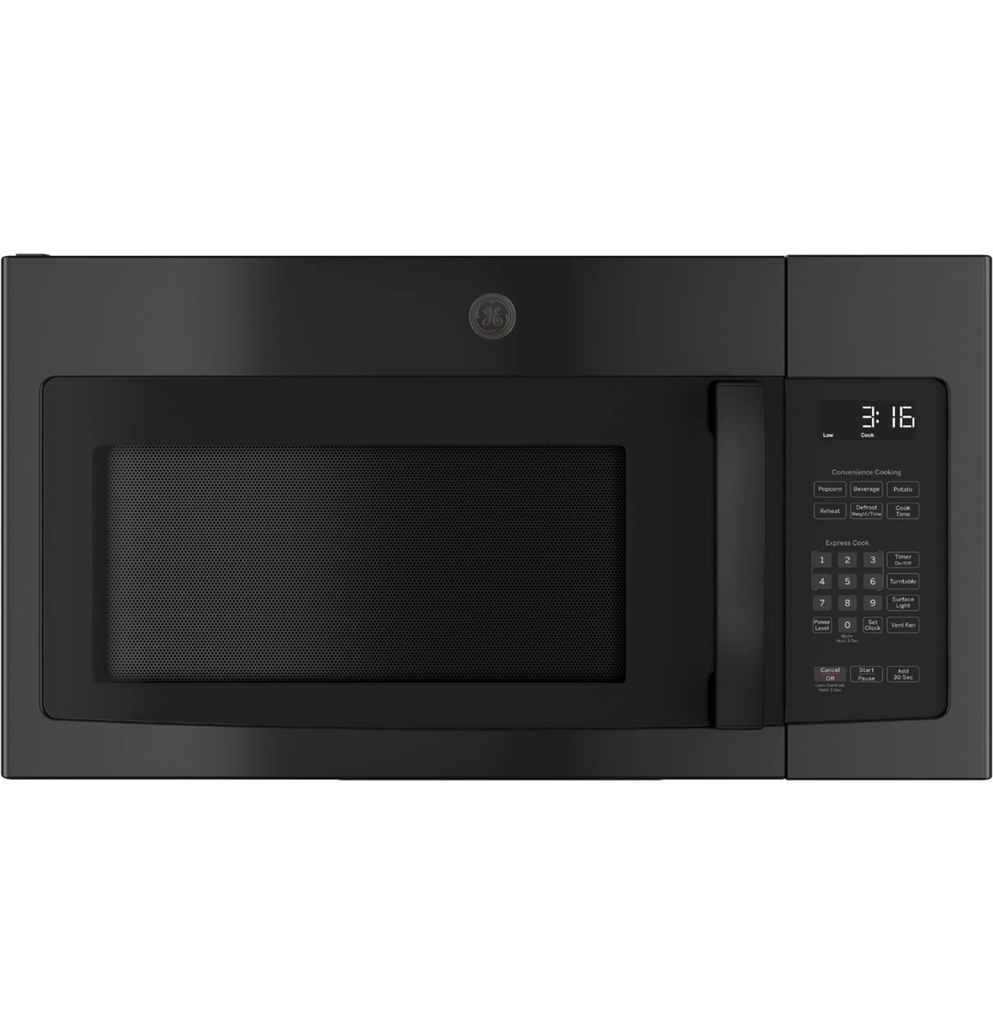 GE Appliances 1.6 Cu. Ft. Over-the-Range Microwave Oven Black - JVM3162DJBB