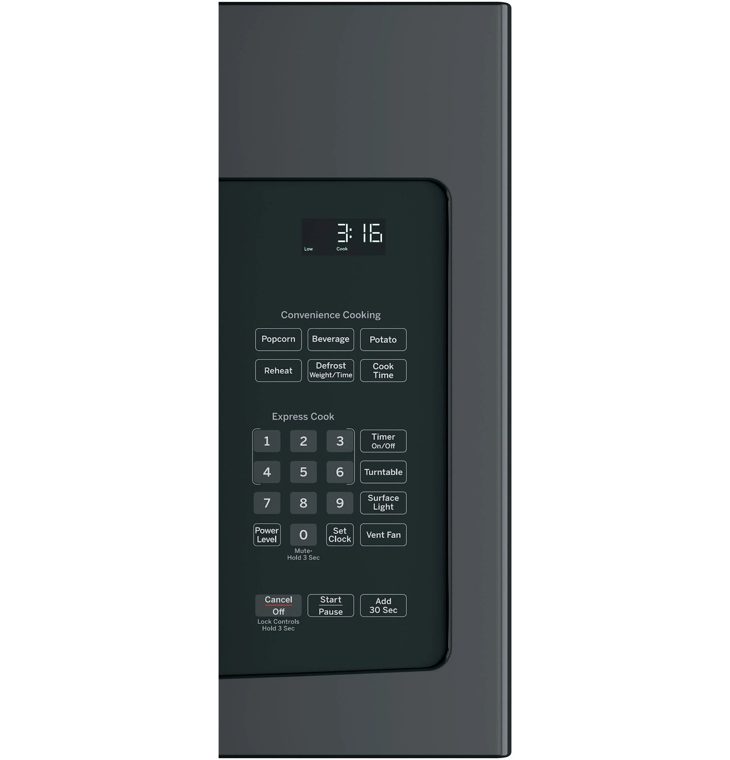 GE Appliances 1.6 Cu. Ft. Over-the-Range Microwave Oven Black - JVM3162DJBB