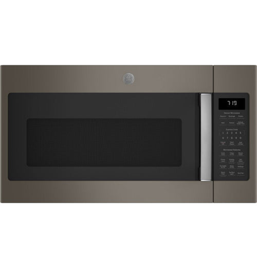 GE Appliances 1.9 Cu. Ft. Over-the-Range Sensor Microwave Oven Fingerprint Resistant Slate - JVM7195EKES
