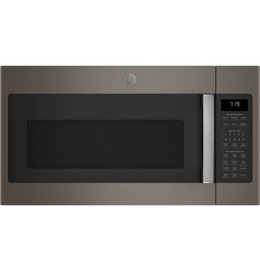 GE Appliances 1.9 Cu. Ft. Over-the-Range Sensor Microwave Oven Fingerprint Resistant Slate - JVM7195EKES