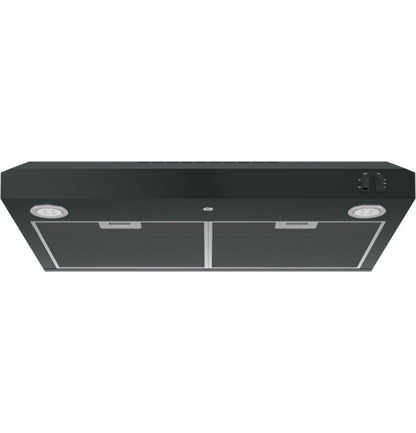 GE Appliances  30" Certified Under The Cabinet Hood Black - JVX5305DJBB