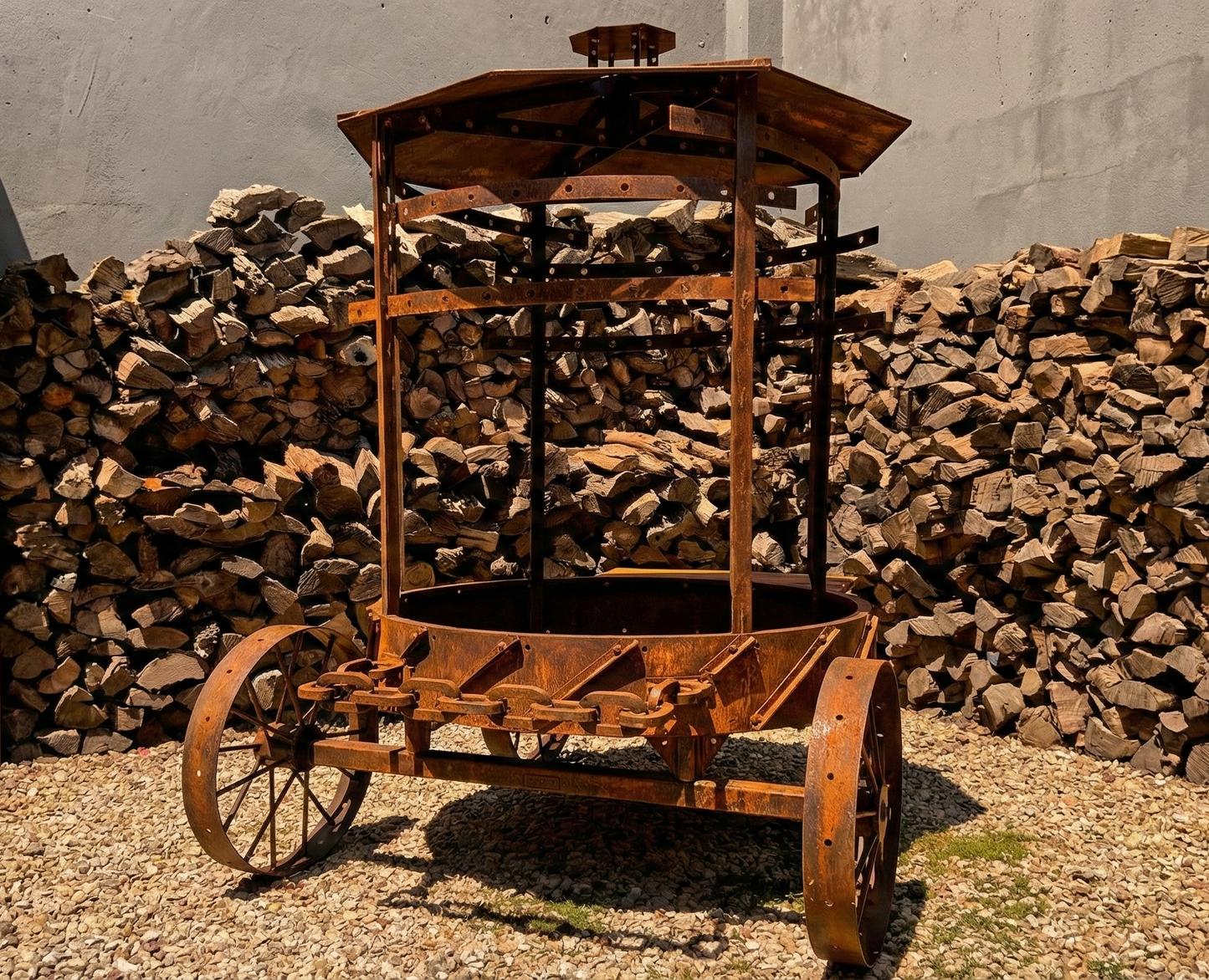 Removable Grill Cage with Top Frame