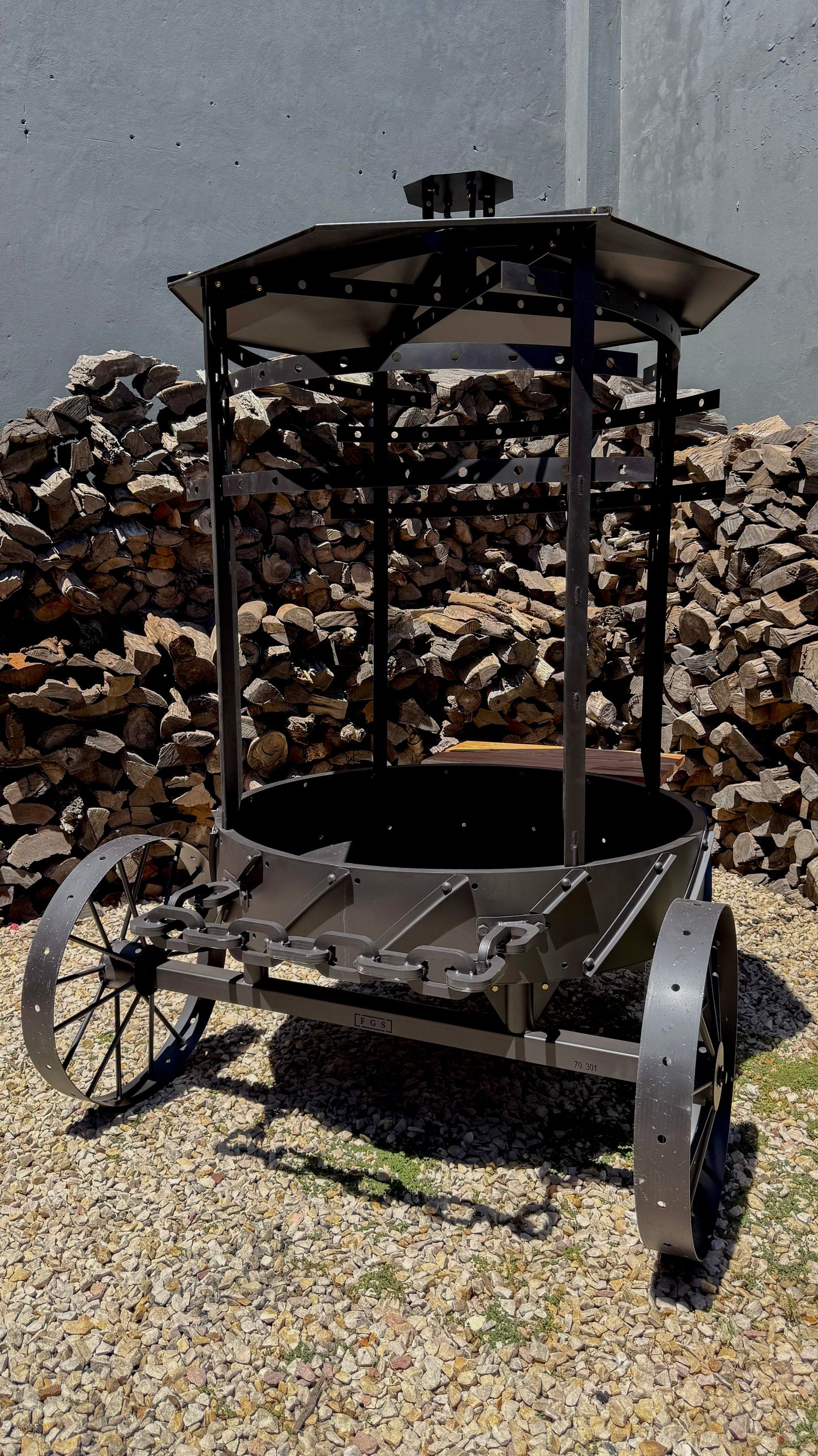 Removable Grill Cage with Top Frame