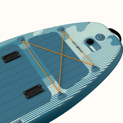 Retrospec June Nano Kids Inflatable Fishing Paddle Board Kayak Hybrid 9'6" - 6311