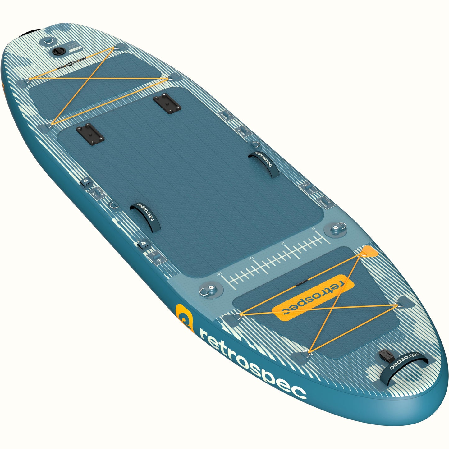 Retrospec June Nano Kids Inflatable Fishing Paddle Board Kayak Hybrid 9'6" - 6311