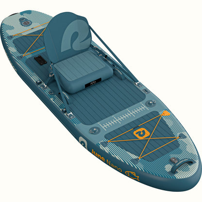 Retrospec June Nano Kids Inflatable Fishing Paddle Board Kayak Hybrid 9'6" - 6311