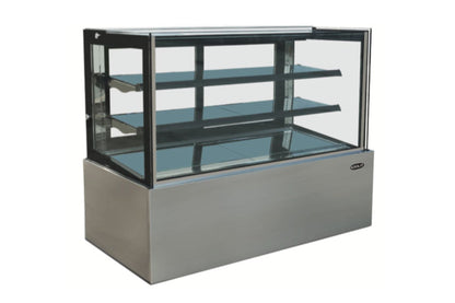 Kool-It  59" Wide Flat Glass Display Case - KBF-60