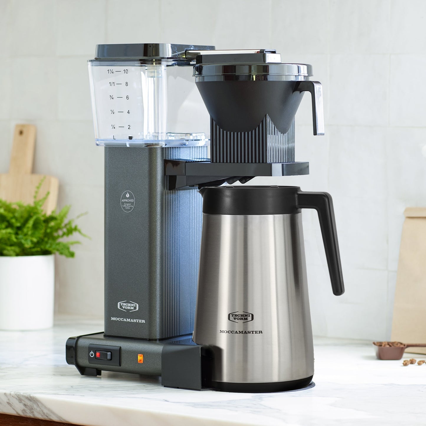 Moccamaster KBGT Coffe Maker in Stone Grey - 79317