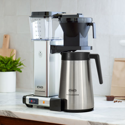 Moccamaster KBGT Coffee Maker in Polished Silver - 79312