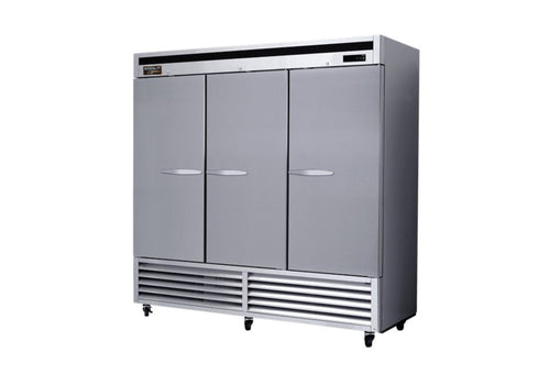 Kool-It  81" Wide 3 Door Bottom Mount Reach-In Refrigerator - KBSR-3