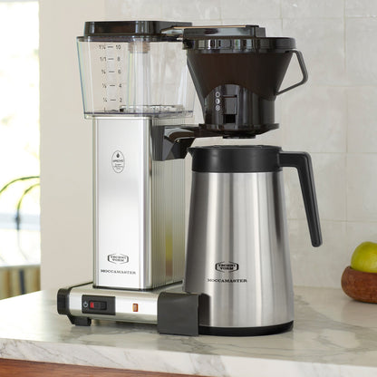 Moccamaster KBT Coffee Maker in Polished Silver - 79112