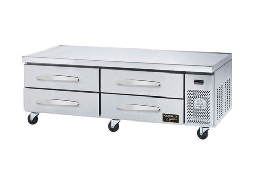 Kool-It 74" Wide 4 Drawer Chef Base Refrigerator - KCB-74-4M