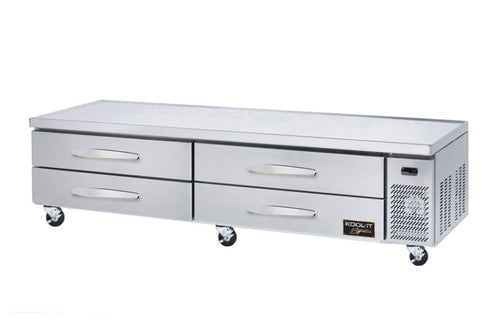 Kool-It96" Wide 4 Drawer Chef Base Refrigerator - KCB-96-4M