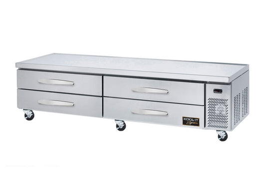 Kool-It96" Wide 4 Drawer Chef Base Refrigerator - KCB-96-4M
