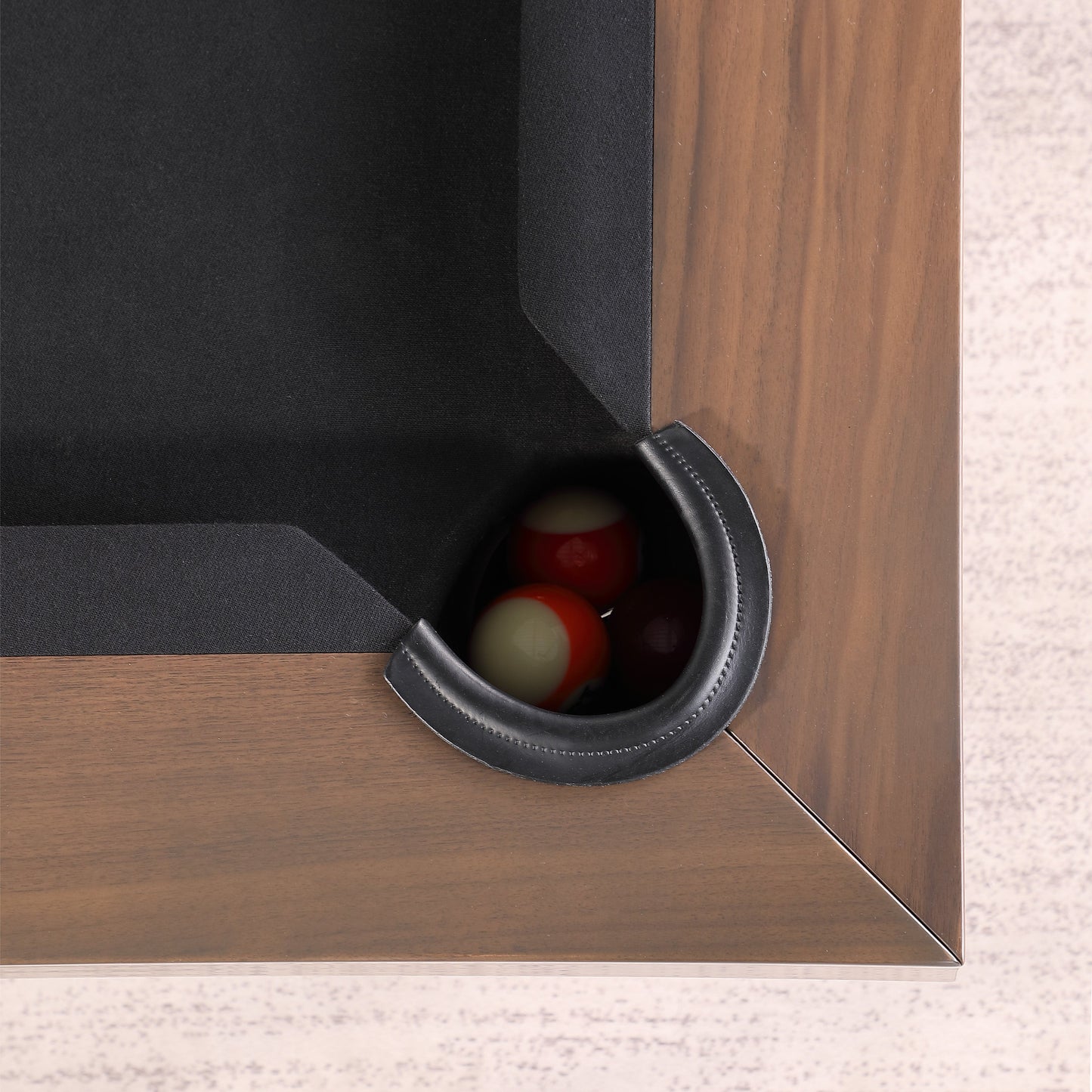 Playcraft Stella 8' Slate Pool Table, Walnut Gray - PTSTEWAG08
