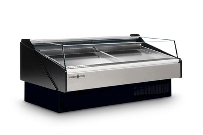 Hydra-Kool  | 101" Wide Self Contained Open Glass Seafood Display Case - KFM-SO-100-S