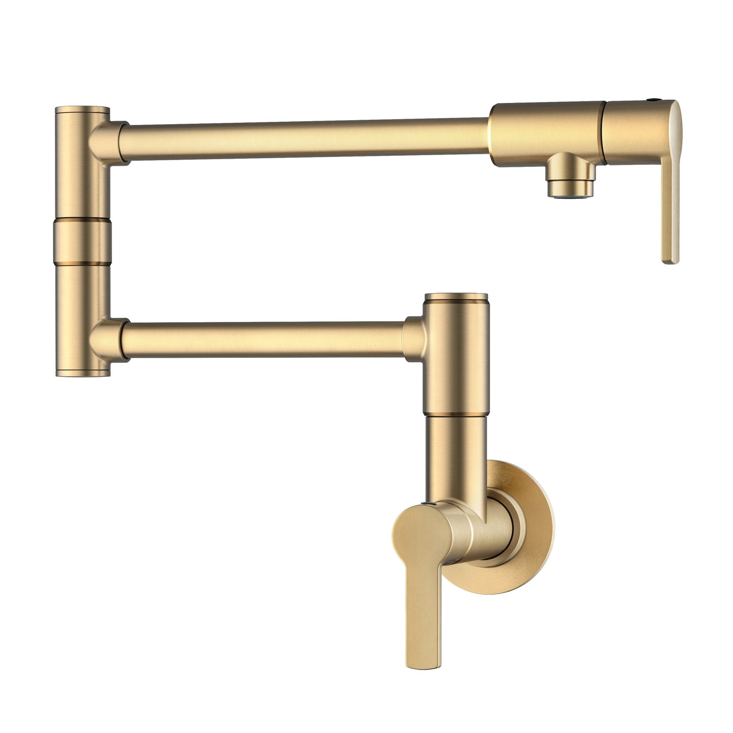 KRAUS Oletto Wall Mount Pot Filler in Brushed Brass - KPF-5001SFBB