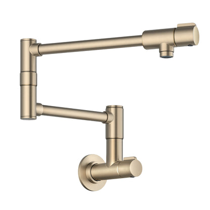 KRAUS Bolden Wall Mount Pot Filler in Antique Champagne Bronze - KPF-5003SFACB