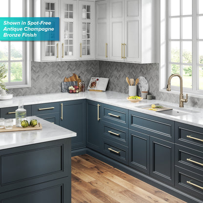 KRAUS Allyn Industrial Pull-Down Kitchen Faucet in Spot-Free Stainless Steel
