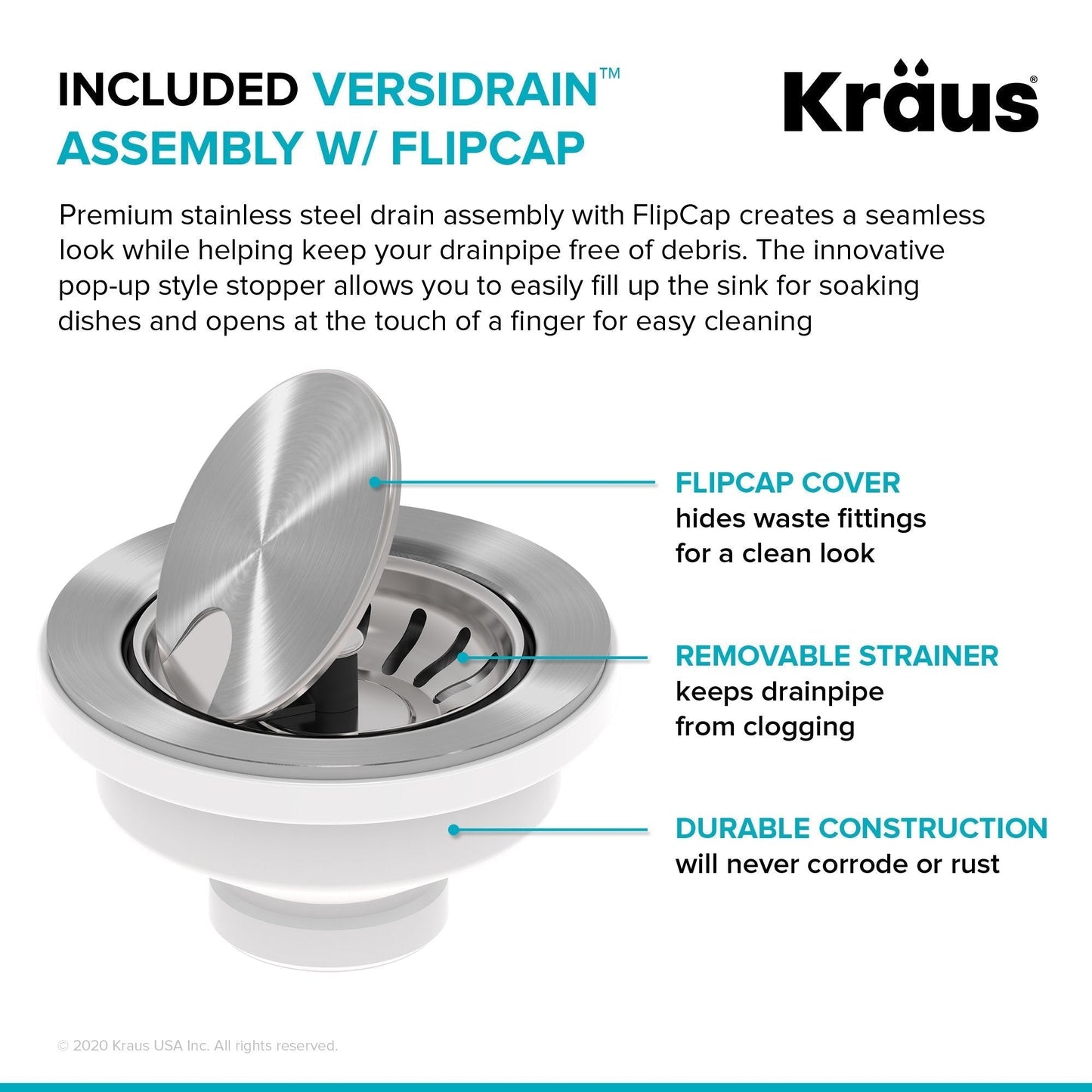 KRAUS Bellucci Workstation 33" Undermount Granite Composite Kitchen Sink in Metallic Gray with Accessories