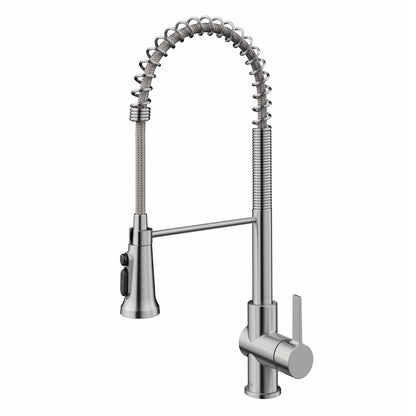 KRAUS Britt Commercial Style Kitchen Faucet with Integrated Water Filter Spout in Spot Free Stainless Steel - KFF-1691SFS
