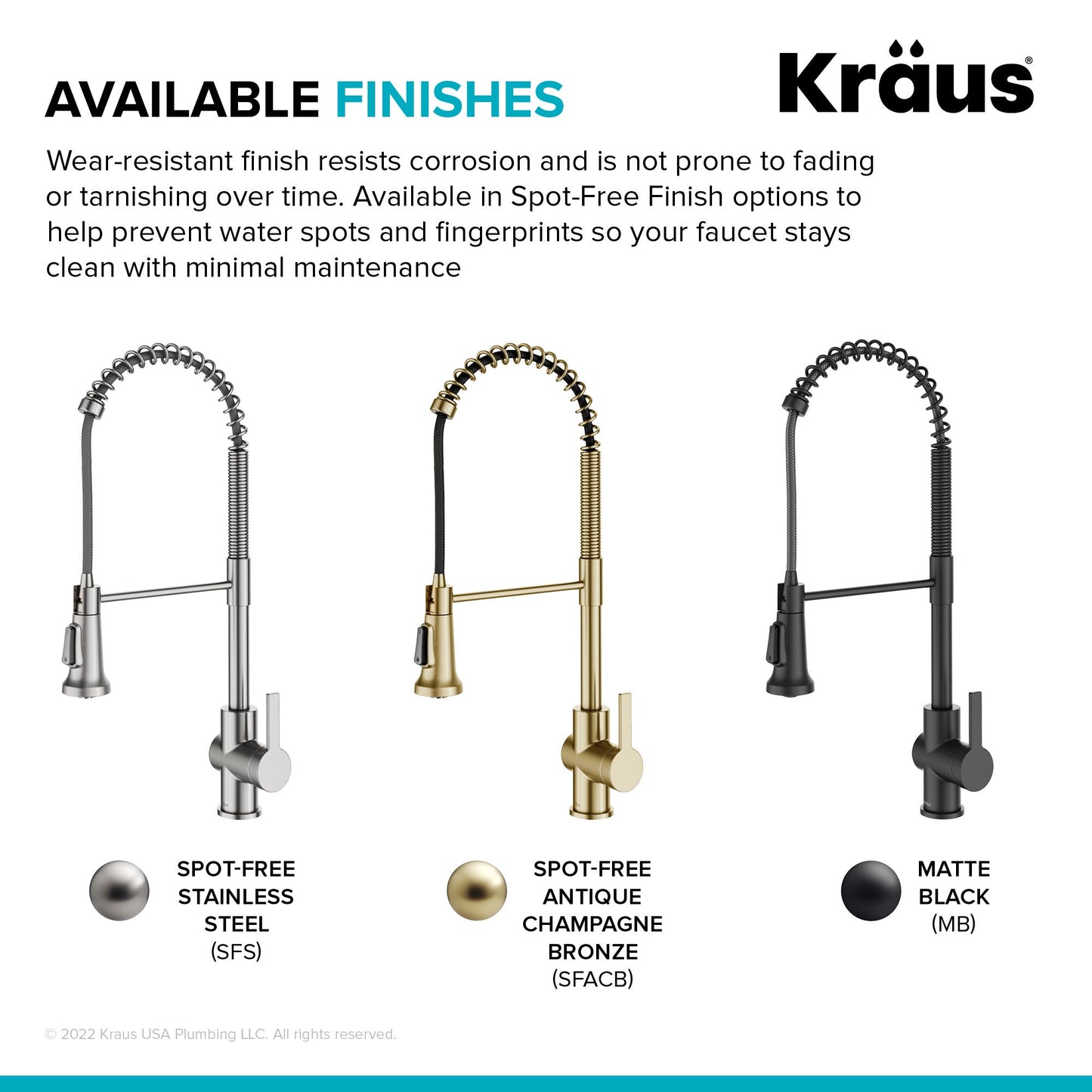 KRAUS Britt Touchless Pull-Down Single Handle Faucet in Matte Black