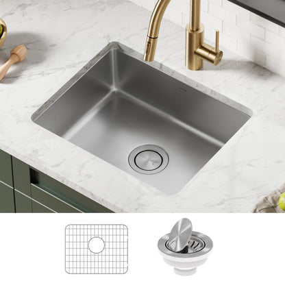 KRAUS Dex 21" Undermount 16 Gauge Stainless Steel Kitchen Sink - KA1US21B