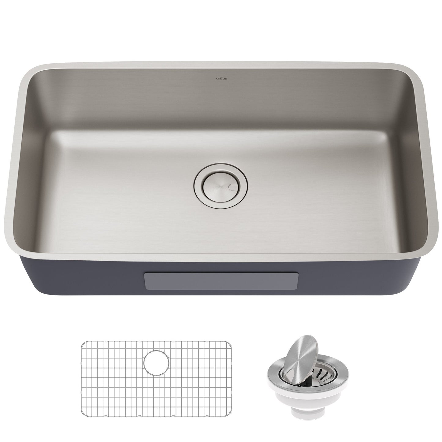 KRAUS Dex 33" Undermount 16 Gauge Stainless Steel Kitchen Sink - KA1US33B