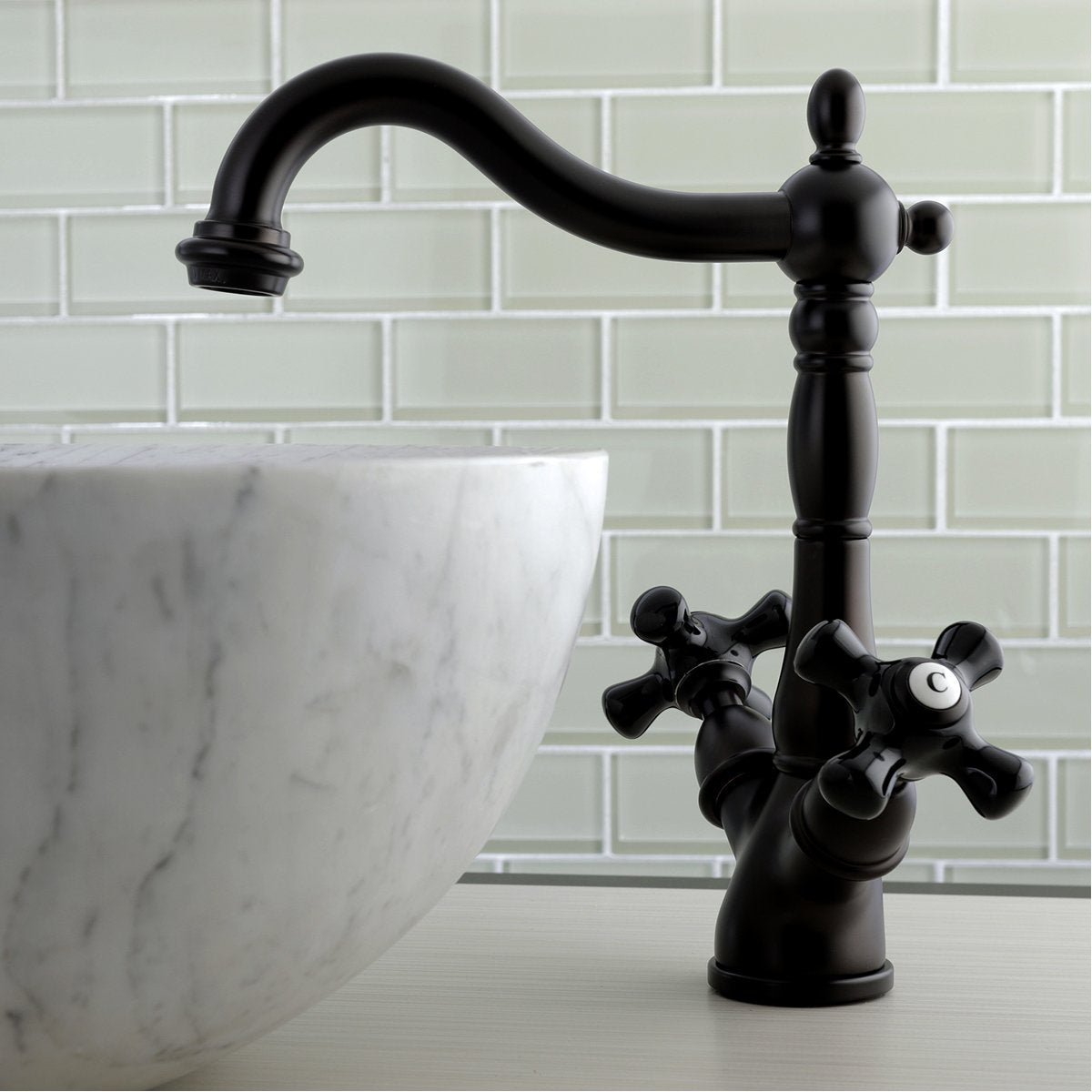 Kingston Brass Duchess Deck Mount Vessel Sink Faucet