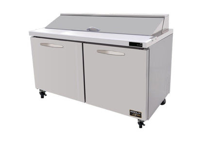 Kool-It 60" Wide 2 Door Sandwich Prep Table - KST-60-2