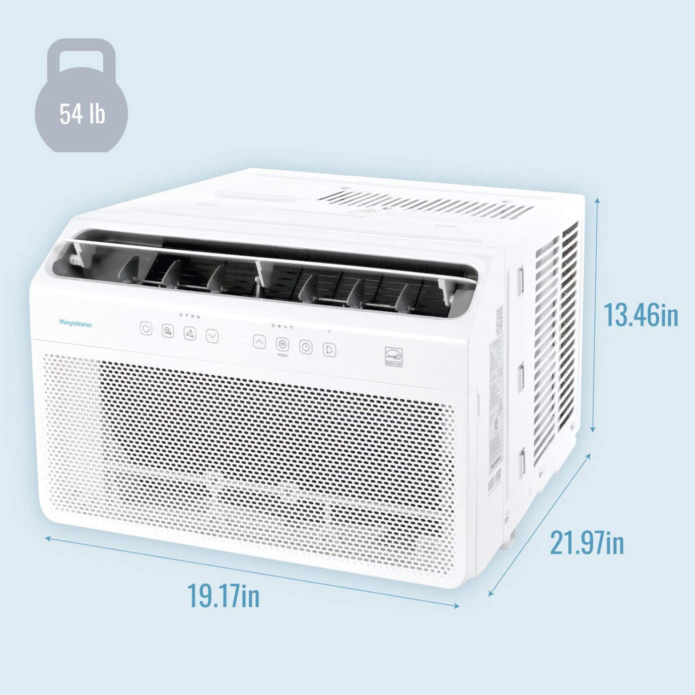 Keystone - 10,000 Window AC, 115V, Inverter, Energy StarWindow A/C - KSTAW10INV