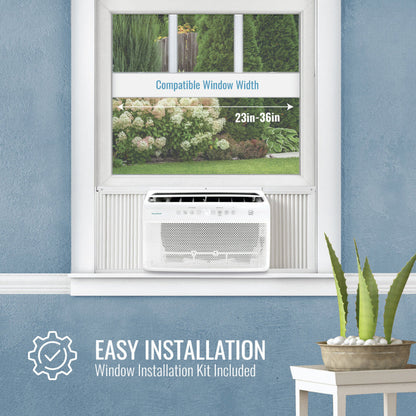 Keystone - 10,000 Window AC, 115V, Inverter, Energy StarWindow A/C - KSTAW10INV