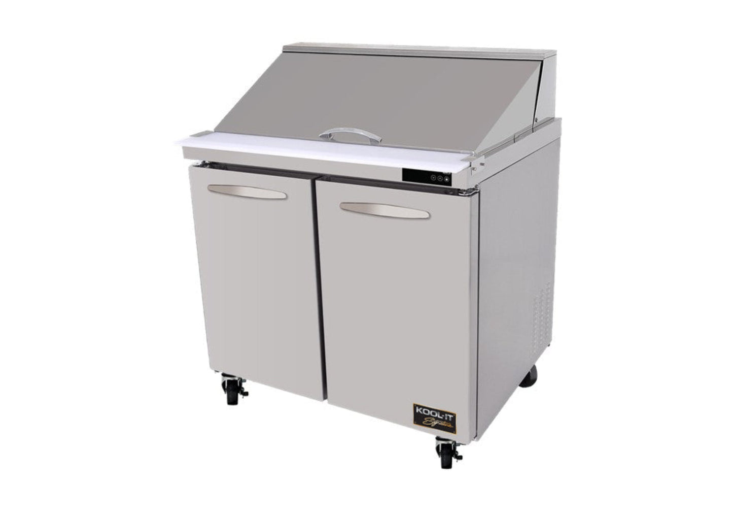 Kool-It  | 36" Wide 2 Door Mega Top Sandwich Prep Table - KSTM-36-2