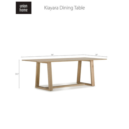 Union Home Kiayara Dining Table  - DIN00201